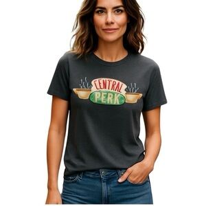 FRIENDS Central Perk Graphic Tee - Black